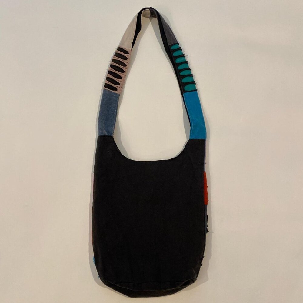 Multi-Colored Boho Patchwork Bag - image 3